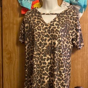 Heimish USA Leopard 🐆 SS Tee